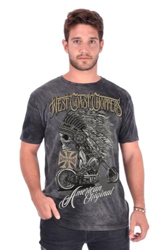 WEST COAST CHOPPERS WCC T-Shirt Chief Darkgrey-L