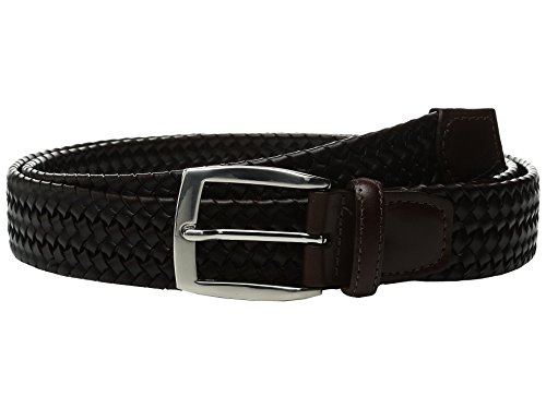 Torino Leather Co. 35mm Italian Woven Stretch Leather Brown 44