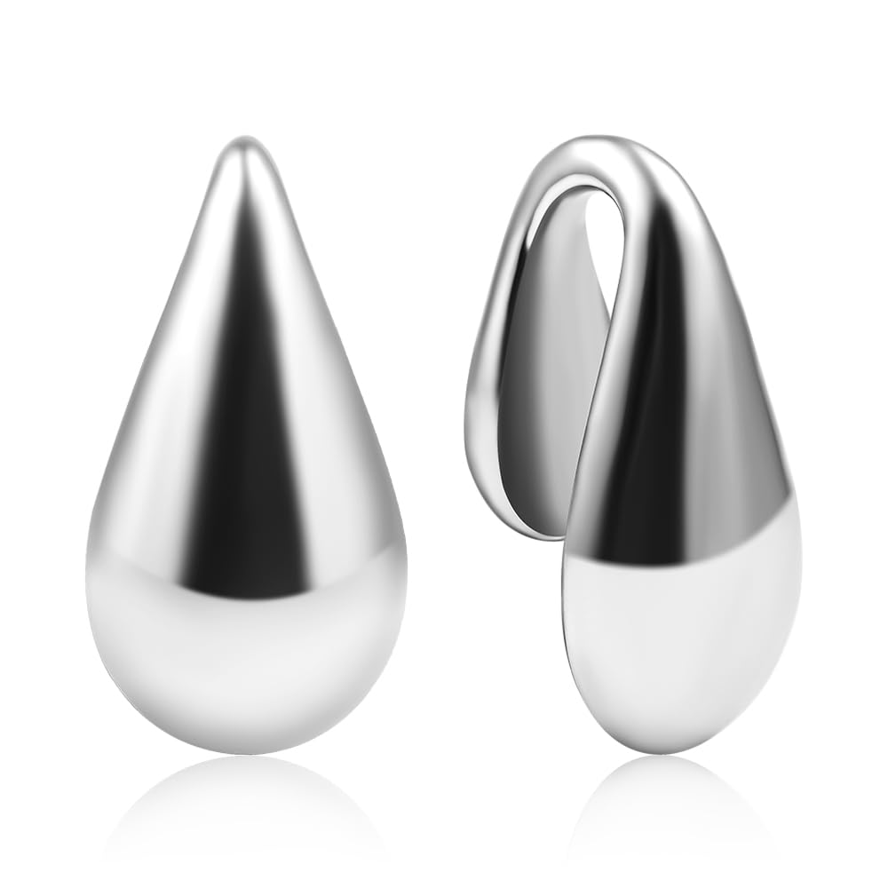 Vankula Ciężarki do uszu Flesh Tunnel Weights Hangers Pierścienie Obręcze Stal nierdzewna dla mężczyzn i kobiet Piercing do uszu Rozciągnięta biżuteria 5 mm 6 mm 10 mm 12 mm, Metal