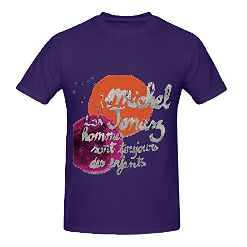 Michel Jonasz Les Hommes Sont Toujours Des Enfants Hits Homme Crew Neck Graphic Tee Medium
