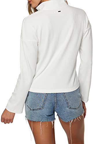O'NEILL Camiseta de manga larga para mujer, color blanco