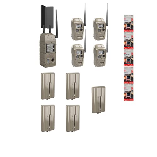 Cuddeback Cuddelink 1 Model G-5147 Cellular Camera Powered by AT&T 4 Long Range IR Cameras Models J-1521 5 Battery Power Banks Models PW-3624 5 16GB SD Cards New