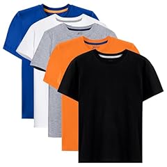 White, Black, Orange, Royal Blue, Heather Grey