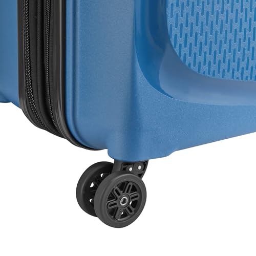 DELSEY Paris - Belmont Plus MR (Recyceltes Material) - Hartschalen-Kabinenkoffer 55 cm x 35 cm x 25 cm - 34 L - S - Zinkblau – Ansicht 8