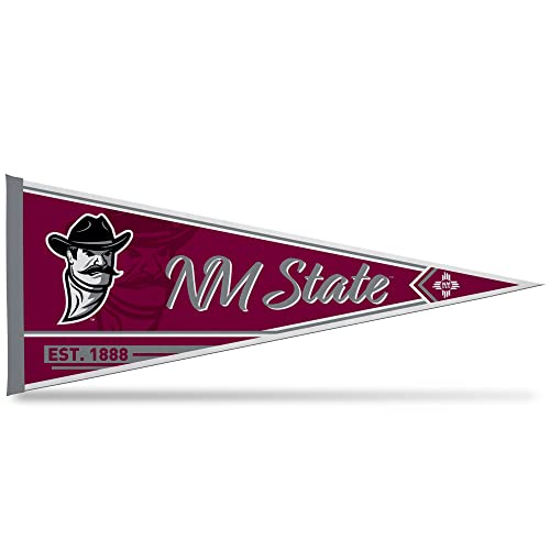 Rico Industries NCAA New Mexico State Aggies Classic 12" x 30" Felt Wall Décor Pennant - Great for Home/Bed Room/Man Cave Décor