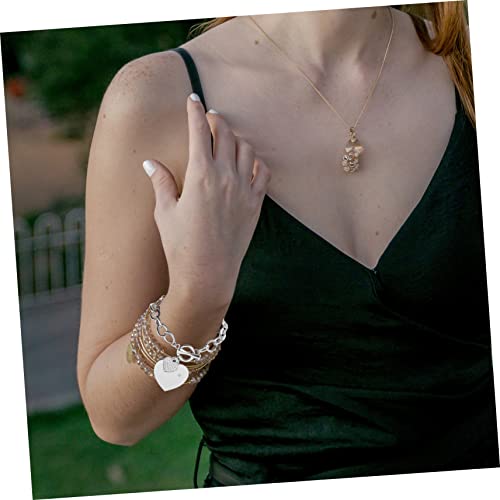 Bracelet de cœur à la mode collier d'ornement chaîne poignet filles - 3