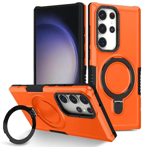 Support d'anneau rotatif S23 Ultra étui antichoc pour éviter les chutes de mobile