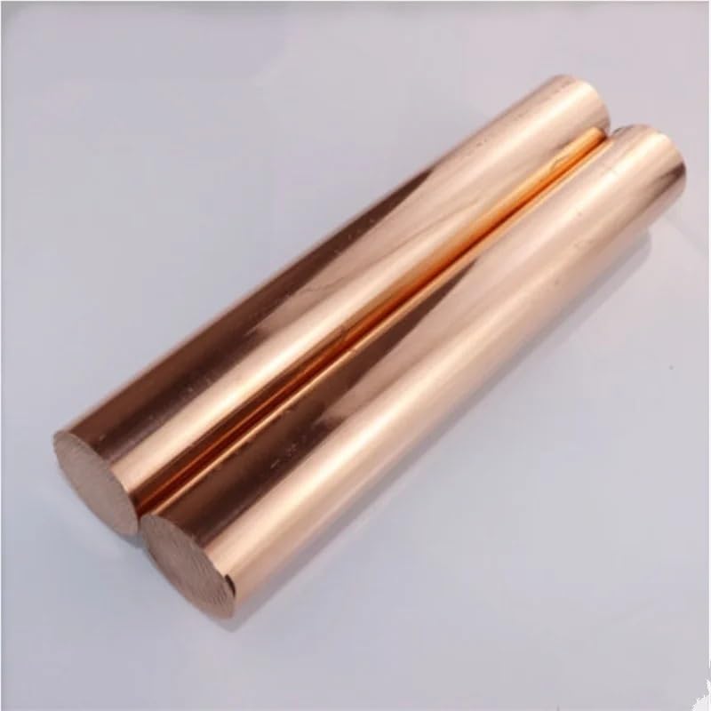 Grounding Copper Rods for Gardening, Length 100mm Copper Rods for Electrical, Copper Ground Rod for Pool 2Pcs(5x100mm)