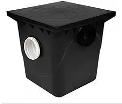 Caixa Gordura Metasul C/cesto 40 X41 X 41cm Preto