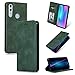 Produktbild Echtes Leder Hülle Handy-Fall Retro Haut-Gefühl Business-Magnetic Horizontal Flip Ledertasche for Huawei Honor 10 Lite/Honor 20 Lite/Ehren 10i / 20i Honor (Color : Army Green)