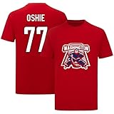 TJ Oshie Shirt Tshirt T-Shirt Red Hockey 100% Cotton Shirt Jersey for Mens/Womens/Kids