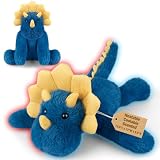 Bobbie & Laxi Coolable & Microwavable Dragon Stuffed Animal, Sitting & Laying Weighted Stuffed Animals Plush for Kids, Women, Girls, Lavender Scent Dragon Gifts, Heated Plush for Period Cramp