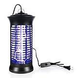 ELIVERN UV Insect Killer, 2021 New Upgrade Bug Zapper, Electric Mosquito Killer lamp with Hanging and Switch, Best Indoor Mosquitoes/Moths/Insect Zapper for Bedroom, Kitchen and Office etc.