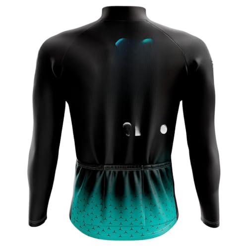 Camisa Ciclismo Camiseta Ciclista Roupa de Ciclismo Masculina Mountain Bike Petronas Manga Longa Com