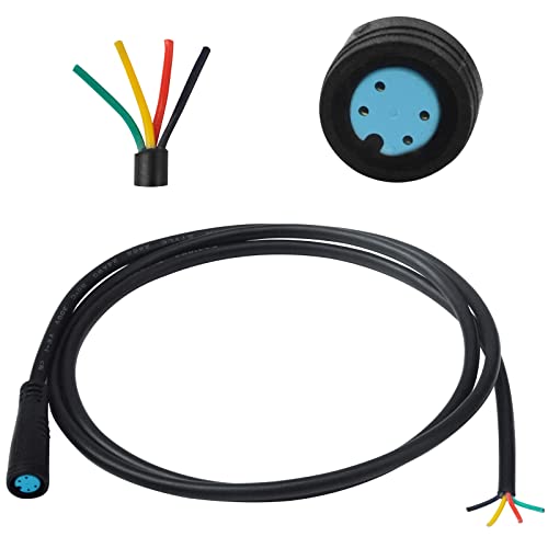 image for baluoqi Extension Cable 2Pin/3Pin/4Pin/5Pin/6Pin Waterproof Plug with 