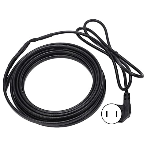 Pipe Heating Cable Self Regulating Heat Tape Heater 5 Meter Pipe Heat Tape with Plug for Winter Cover