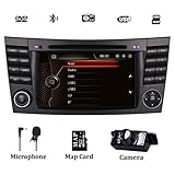 radio w211 bluetooth Reproductor de DVD: Navegador por satélite Construido en DVD y compatible con diferentes formatos de CD/DVD Dics. 720P/1080P incluido.