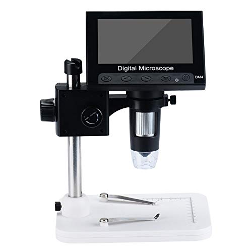 Microscope numérique portable HD avec fiche alimentation et écran intégré - 2