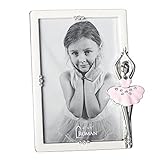 Roman Giftware Inc., Caroline Collection, Ballet, 7.75' H White Ballet Frame 4X6,Religious, Inspirational, Durable (5x1x7)