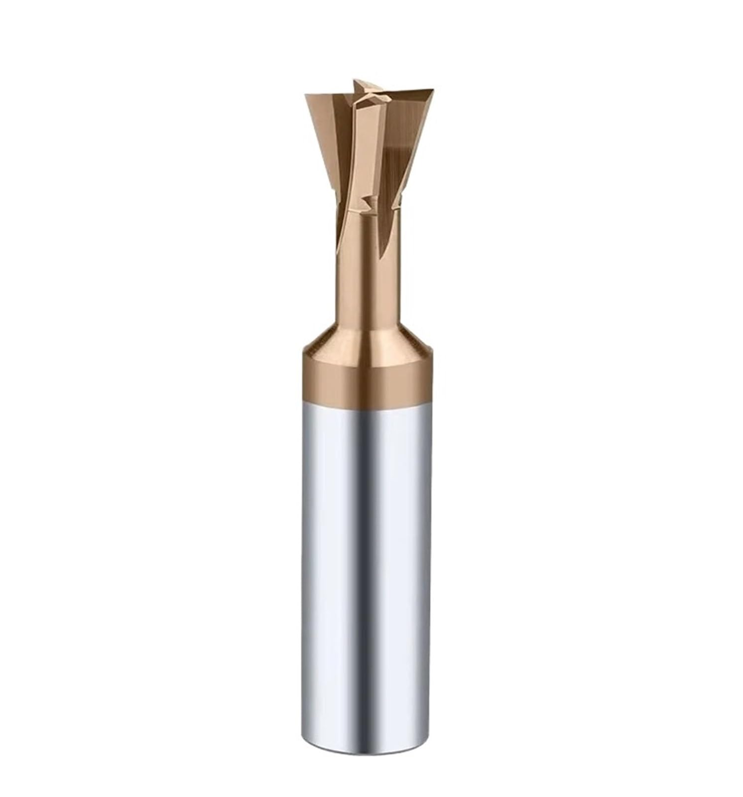 1 szt. Frez z węglika jaskółczego ogona narzędzie CNC 30 45 60 75 90 120 stopni obróbka stali wolframowej do metalu frez trzpieniowy 1-20mm(14mm,2055 Coated75 degree)