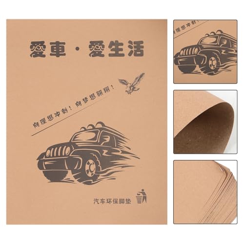 Alfombrillas de papel para coche pack de 50 alfombras desechables protectoras de suelo 7