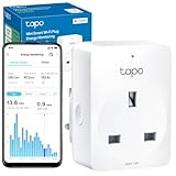 Tapo P110MA Smart Plug, Matter Certified Energy Monitoring, Alexa plug, Smart Home, Voice Control, Remote Control, Works with Alexa, Compact Size, Schedule, Auto-Off Timer, All-Round Compatibility