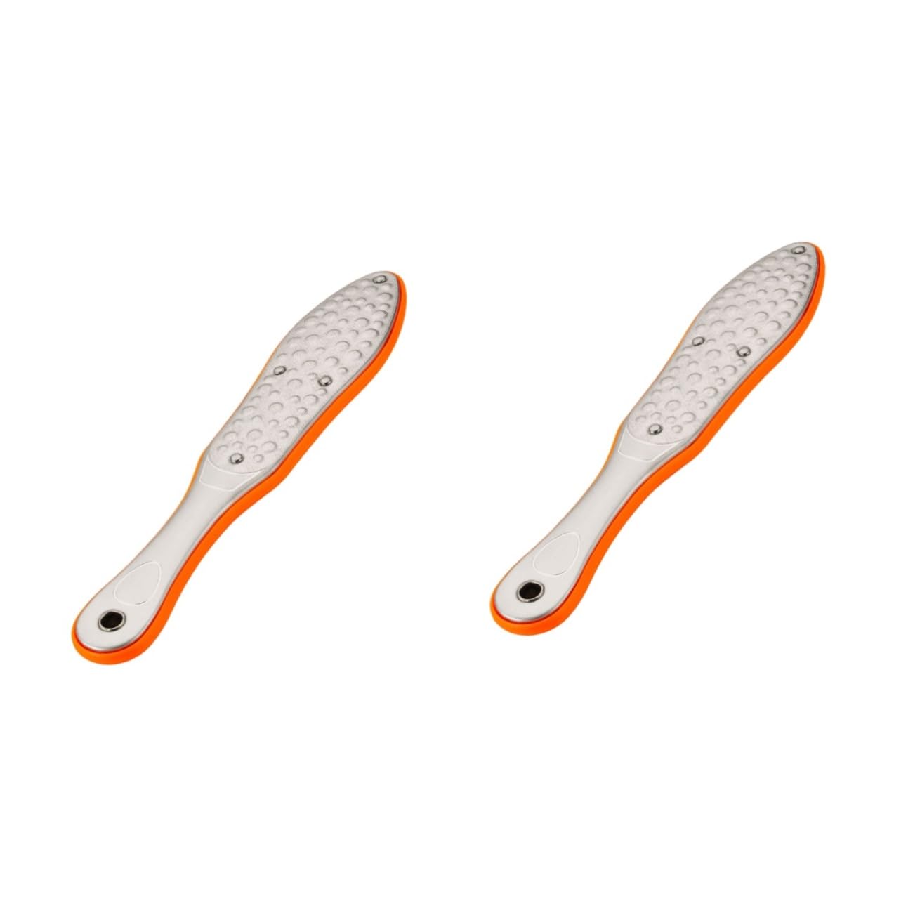 Housoutil 2pièces Râpe à Pied Acier Outil Exfoliant Pour Pédicure Élimine Peaux Mortes Et Callosités Couleur Aléatoire