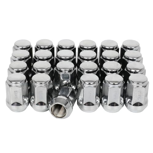 Image of SCITOO 24Pcs Lug Nuts M14x1.5 Wheel Lug Nut 3 /4 inch(19mm) Hex End Lug Nuts Replacement for Buick for Cadillac for Chevrolet Series