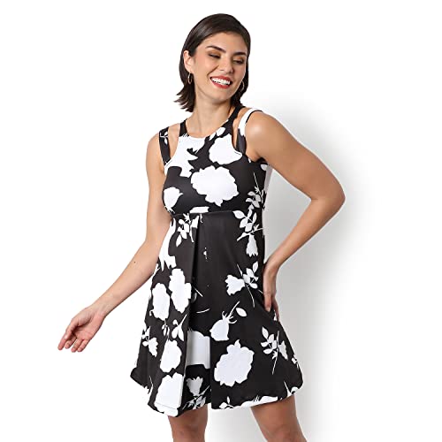 Image of PINACOLADA Women's Stylish Dress Regular Fit for Casual Wear | One Piece Dress Crafted with Comfort Fit and Modern Clothing for Everyday Wear for Ladies