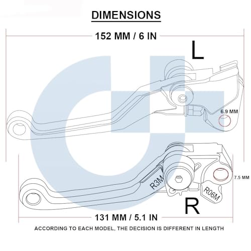 Levier d'embrayage de frein de moto pivotant pour YZ250 YZ450F et YZ85 YZ125