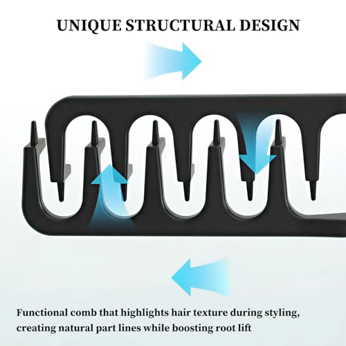 2 Peines Texture Comb para Estilo y Volumen en Cabello miniatura 3