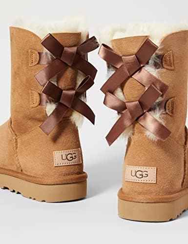 uggs with ribbon on back