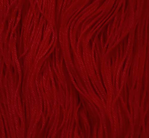 Image of M.G Enterprise Os wal Knitting Yarn 3 ply Wool, Red 300 GMS Best Used with Knitting Needles, Crochet Needles Wool Yarn for Knitting.-M Art-AJ