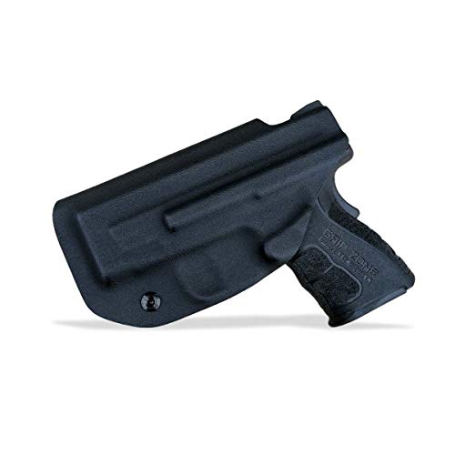 IWB Kydex Holster Custom Fits: Springfield XD MOD .2 3" Sub-Compact 9MM / .40 S&W Pistol - Inside Waistband - Adj. Cant Retention - Cover Mag-Button - No Wear - No Jitter