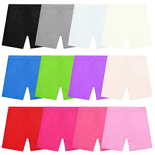 Newitin 12 pieces dance shorts girls bike short breathable comfor…