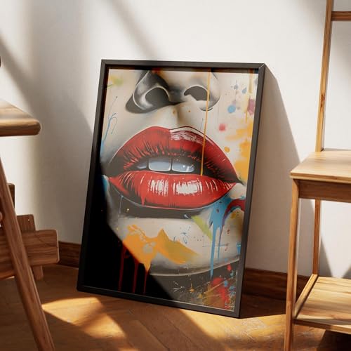 Impression sur toile abstraite graffiti et affiche mode 80x120 cm - 2