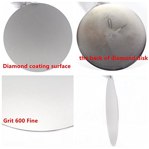 Image of ILOVETOOL No Center Hole Diamond Disc 200mm 600 Grit Flat Lap Wheel