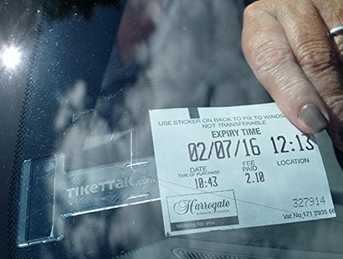 Tikettak Car, Van and Caravan windscreen Permit, Ticket and Note Holder. Avoid Parking Fines. (5)