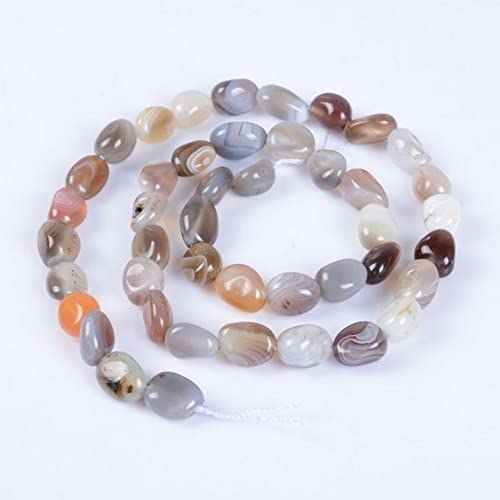 Botswana agate Pebble Chips gemstone beads perle pierre fine 8mm
