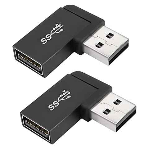 QIANRENON 90° USB 3.1 Angle Adapter Cover