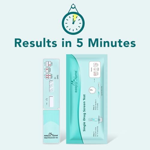 Image of Easy@Home 15 Pack Marijuana Drug Test Kit - Urine THC Test for Home Use | THC Urine Tests (Cannabinoids Test) for Home Use, THC Detox Testing Kits 50ng /mL, Drug Testing Kit Track THC Detox #EDTH-114