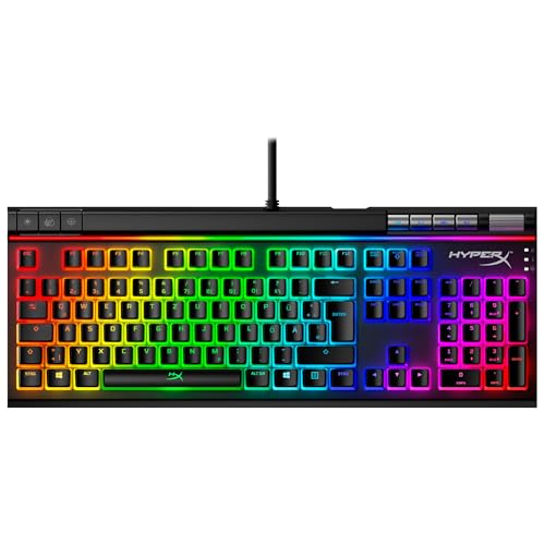 HyperX WAVE Alloy Elite 2 RGB HPX Rojo teclado mecánico de alta precisión con luces dinámicas 4