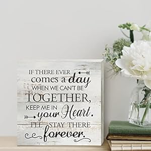Inspirational If There Ever Comes a Day Wooden Box Sign Desk Decor Rustic Wood Block Plaque Box Sign for Home Living Room Office Shelf Table Decoration (5 X 5 Inch) Inspirational If There Ever Comes a Day Wooden Box Sign Desk Decor Rustic Wood Block Plaque Box Sign for Home Living Room Office Shelf Table Decoration 5 X 5 Inch