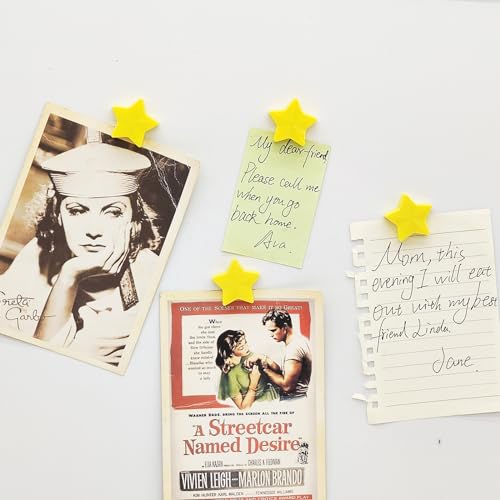Imanes Decorativos para Refrigerador 30 Piezas Estrella Amarillo miniatura 6