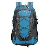GOOPEEG Mochila de Marcha Camping Mochila Ligera Para Acampar, Senderismo, Trekking, Para Hombres, Mujeres, Viajes Al Aire Libre Excursionismo(Royal Blue)