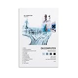 HUYREWHUYUU Ok Computer-Poster, Vintage-Poster, dekoratives 