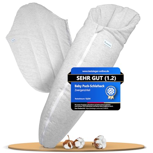 Zwergenzirkel Pucksack Schlafsack für Neugeborene – Baby...