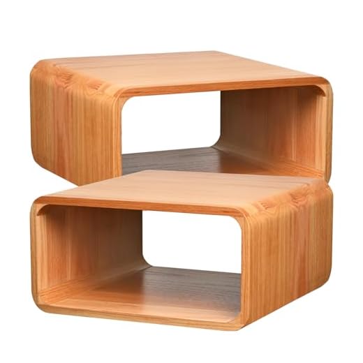 Contempa Wooden Cube Storage Bookcase Organizer