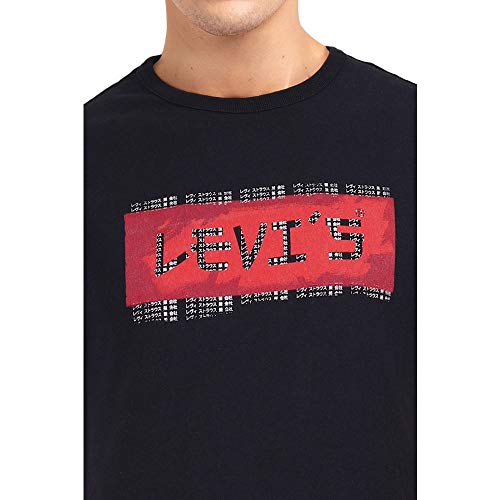 Image of Levi's Men's Typographic Crew Neck T-Shirt