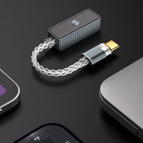 Adaptador auditivo digital para portátiles y smartphones para escuchar música en la oficina 3